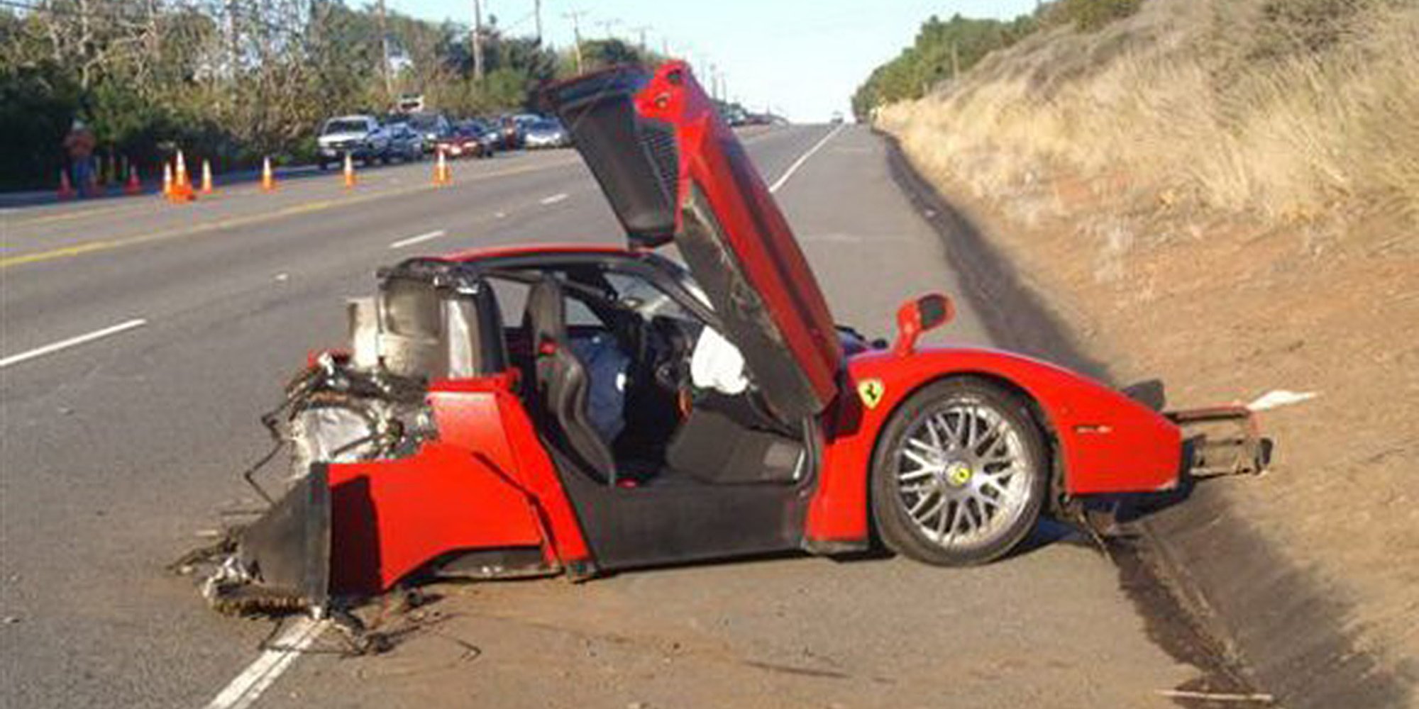 Mechanic Wrecks Ferrari Enzo