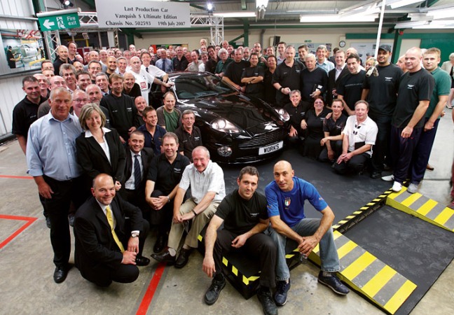 The Last V12 Vanquish Built at New Pagnell